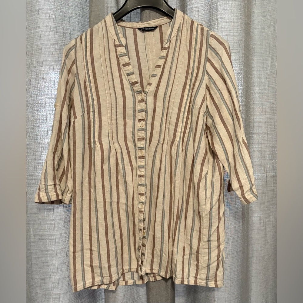 Club Z Collection Cream Blouse
